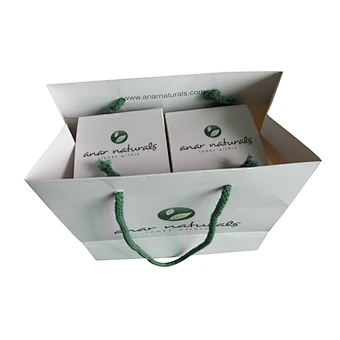 Wholesale Custom logo printed paper bags Art Paper Packaging Box paper cosmetic box